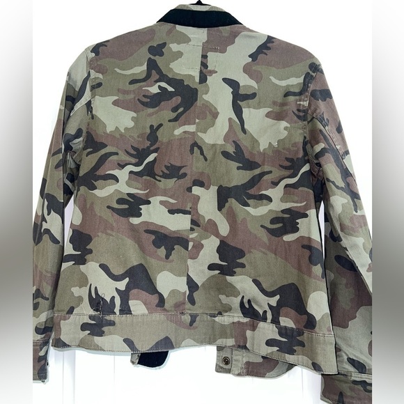 SANCTUARY Camouflage SNAP FRONT JACKET - Picture 8 of 9